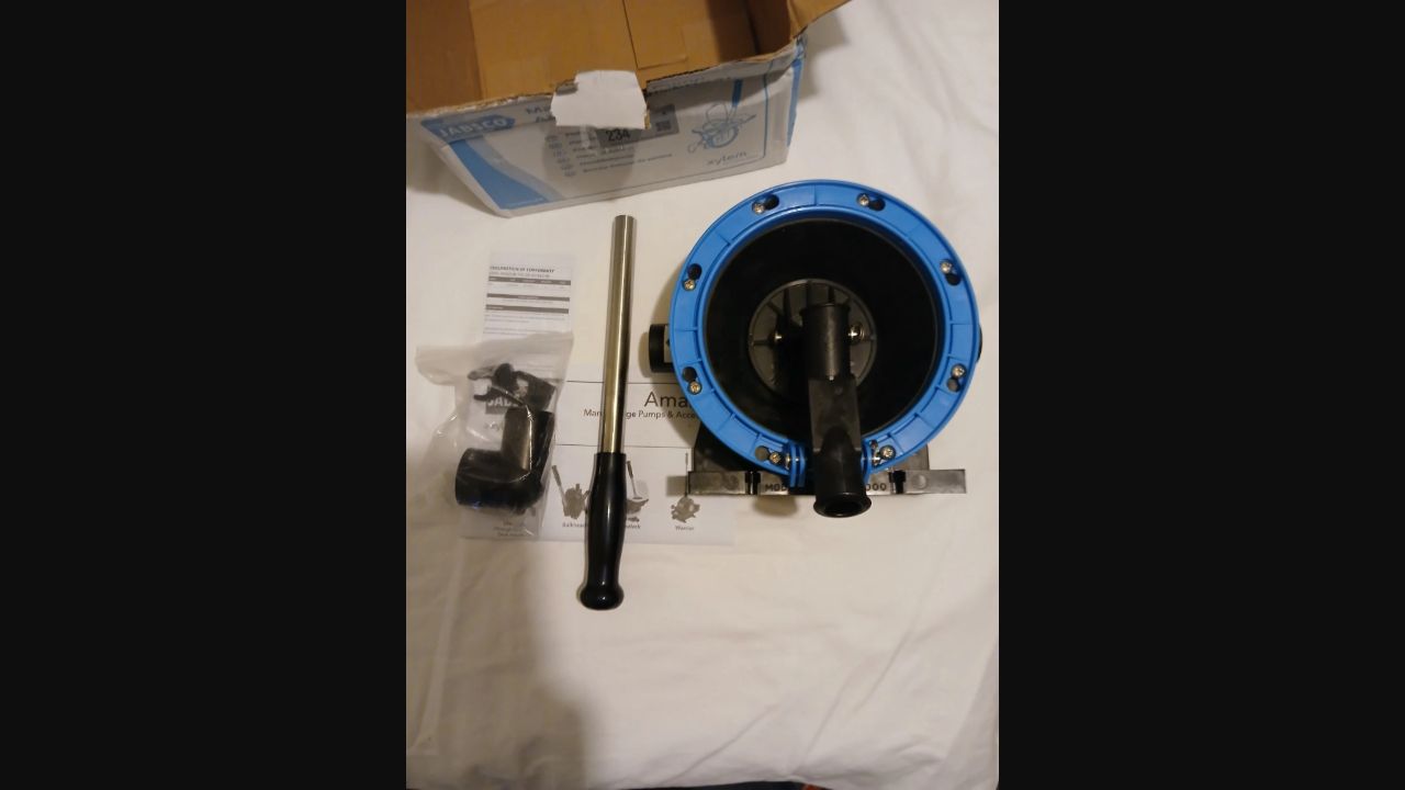 Jabsco 29270-0000 Manual Bilge Pump Marine Boat Hand Pump