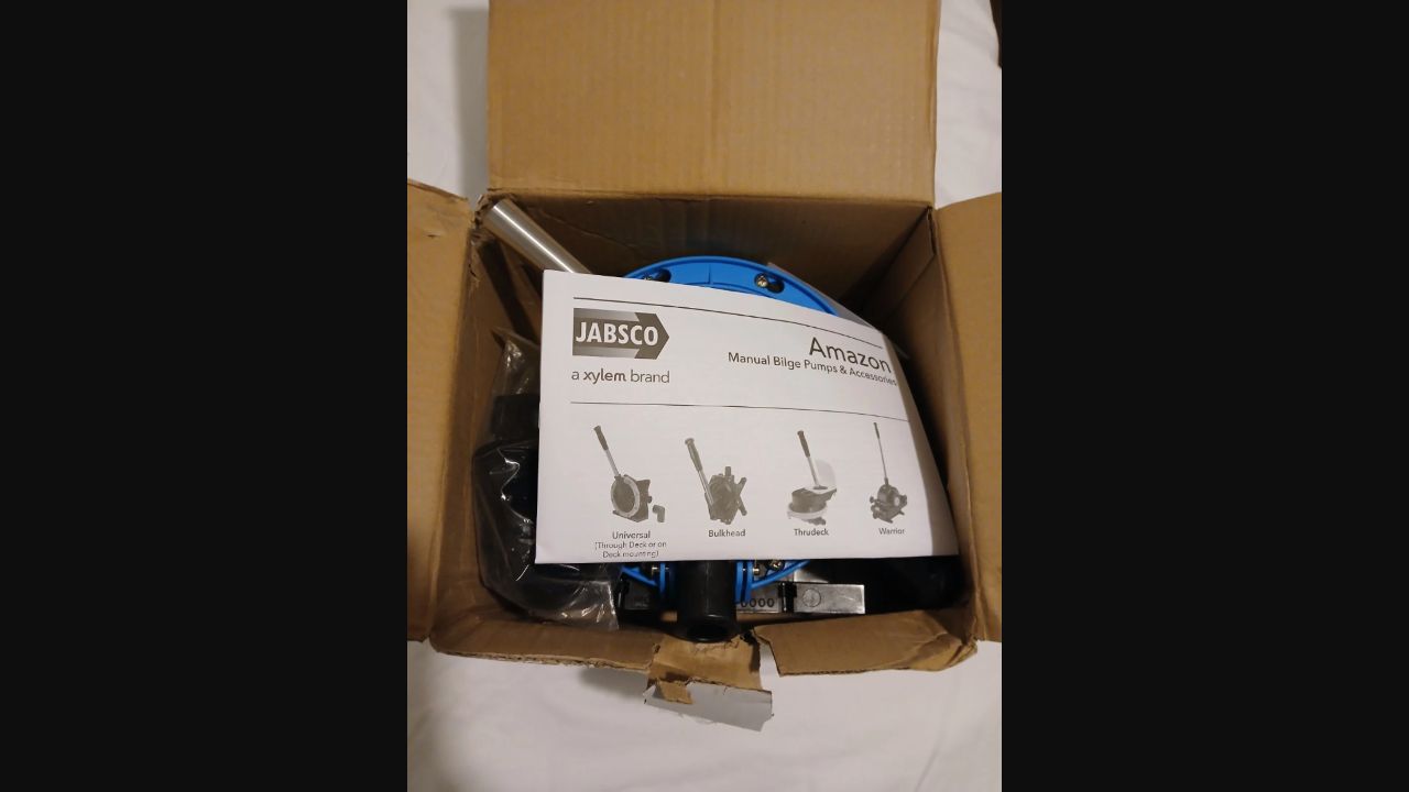 Jabsco 29270-0000 Manual Bilge Pump Marine Boat Hand Pump