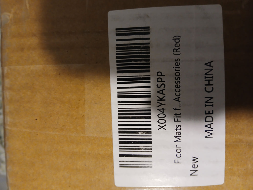 TTX LIGHTING Black & Red All-Weather Floor Mats for 2019-2026 Chevrolet Blazer