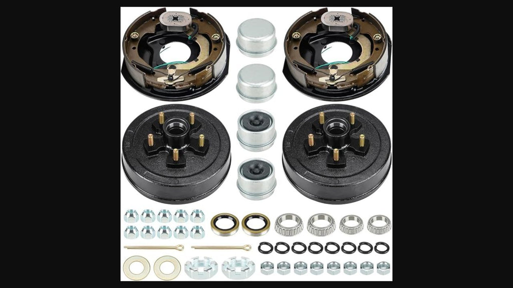 Aeagle AEBRD002-Q2 5-on-5 Trailer Brake Drum Kit Pair for 3,500-lb Axle