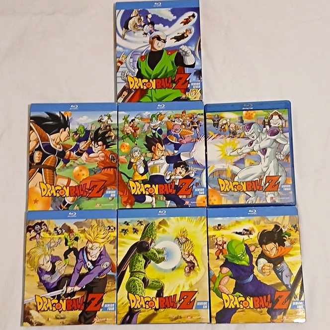 FUNimation Dragon Ball Z Seasons 1-7 Blu-ray Disc TV Series Lot
