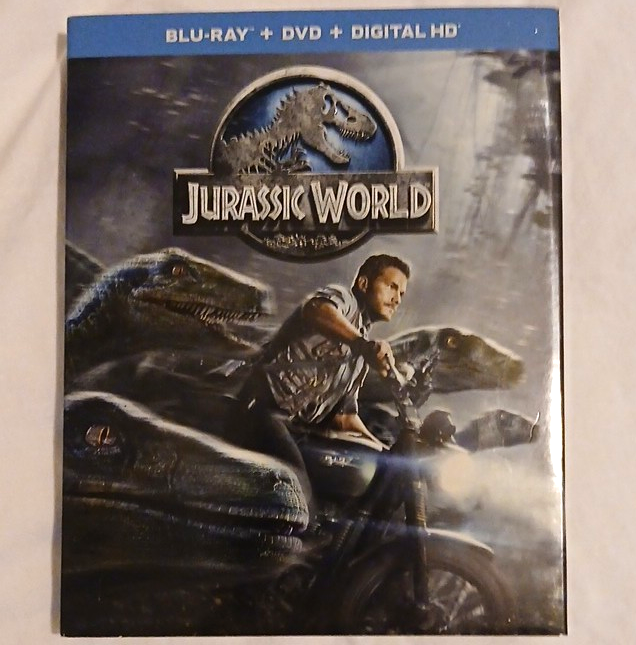 Jurassic World Blu-ray+DVD PG-13 Action/Adventure Chris Pratt Deleted Scenes
