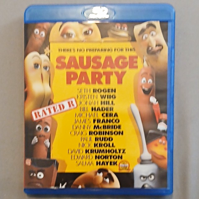 Sony Pictures Sausage Party Blu-ray R Comedy/Animation 2016 w/ Digital Copy